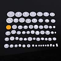 Conjunto de Engranajes de Plástico Kits- Kits de Engranajes de Gusanos de Correa de Polea conjunto de Engranajes de…